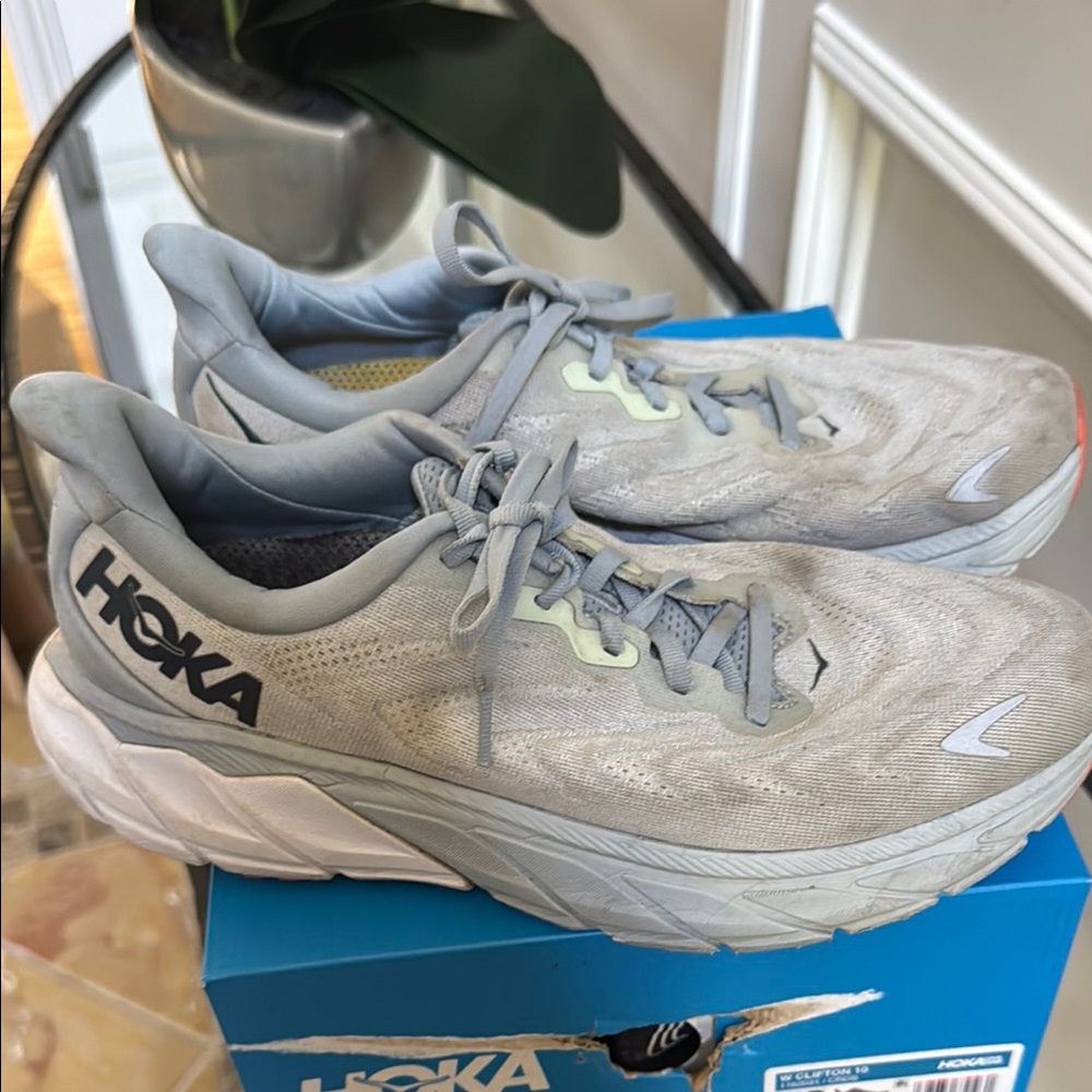 HOKA Arahi Light Blue Running Shoes - Size 10 - Picture 3 of 8